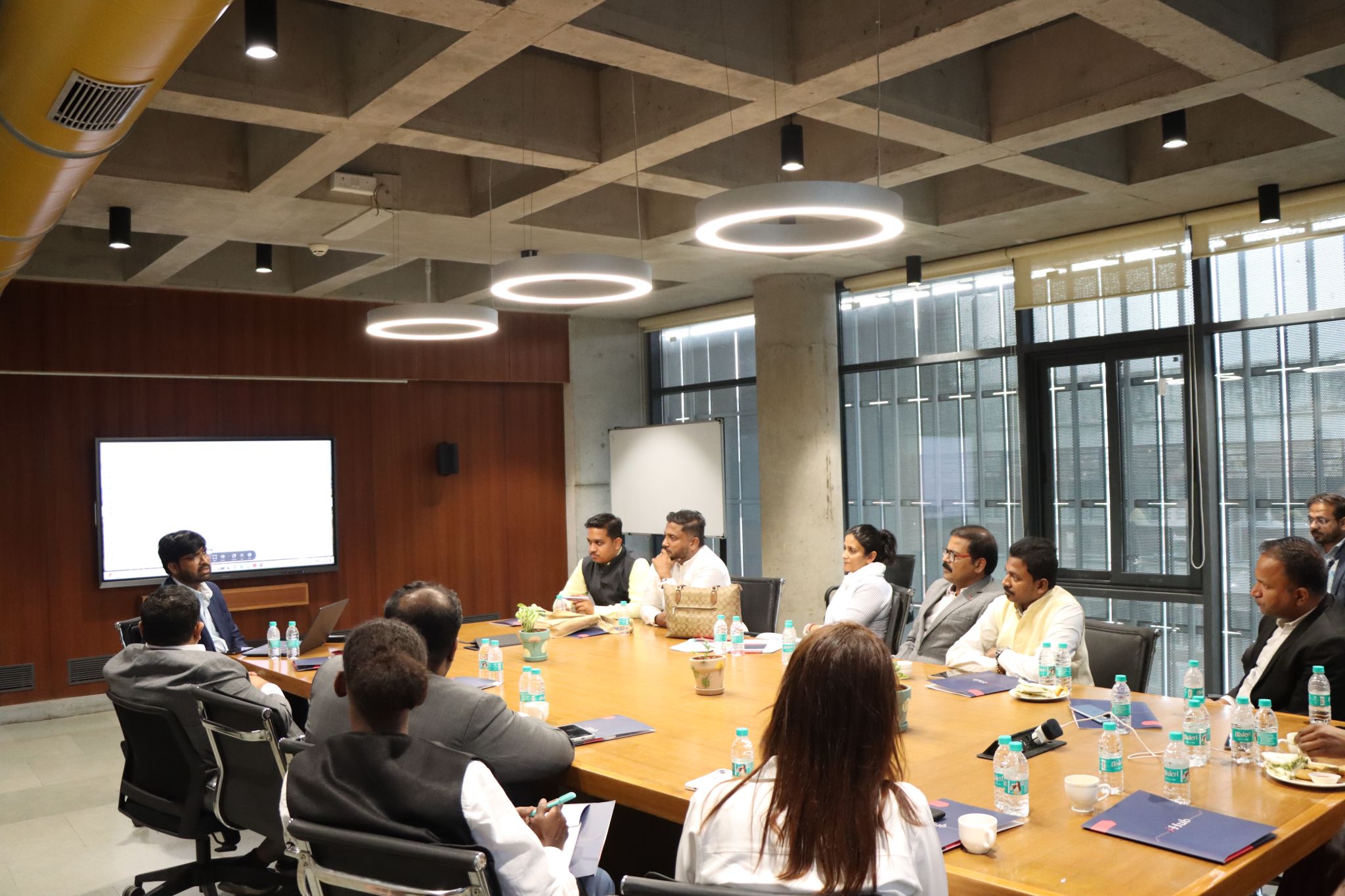 i-Hub Gujarat hosted an international delegation from the Hospex India