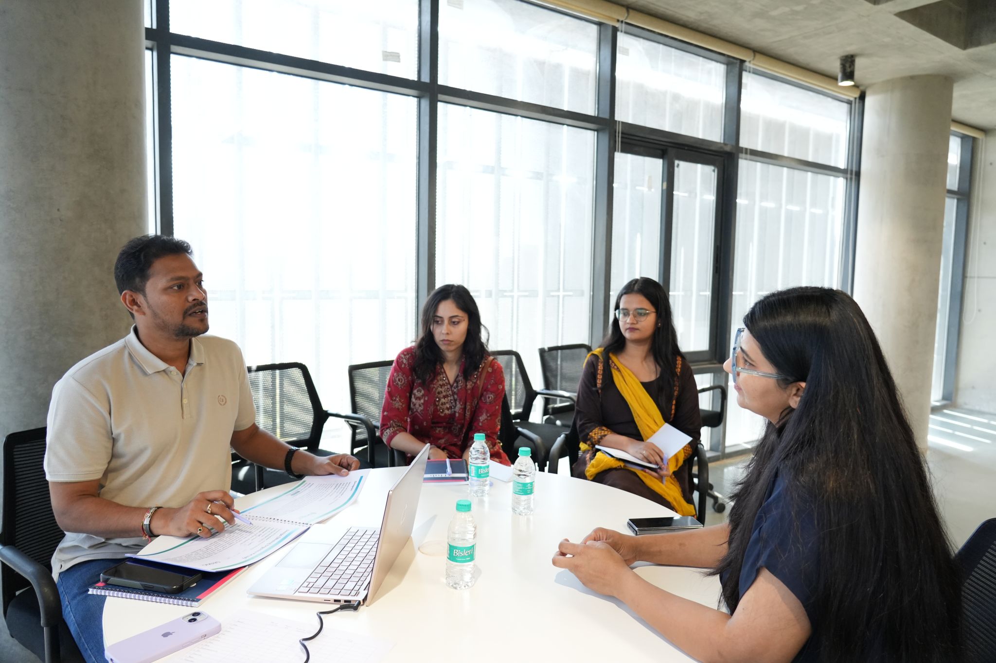 7 IAS Officers from the 2024 Batch visited i-Hub Gujarat