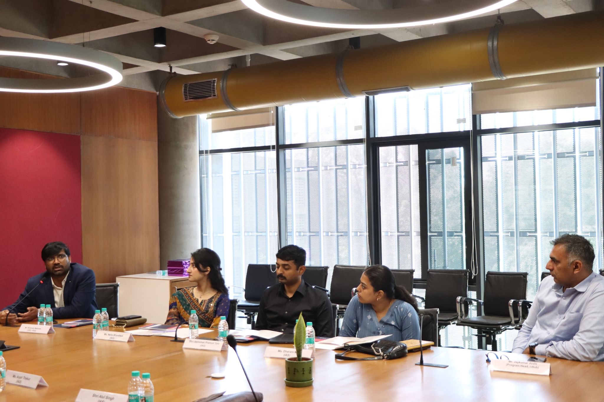 7 IAS Officers from the 2024 Batch visited i-Hub Gujarat