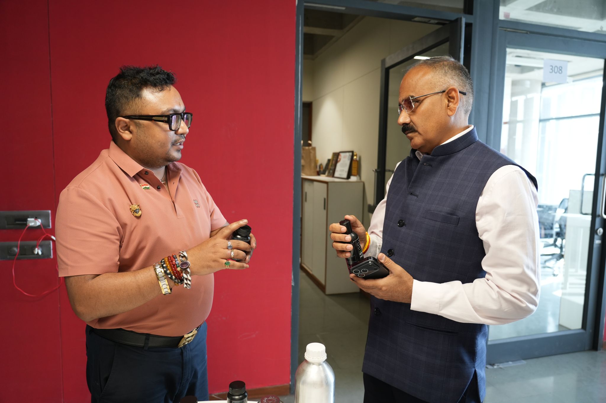 Dr. Shamsher Singh IPS visited i-Hub Gujarat