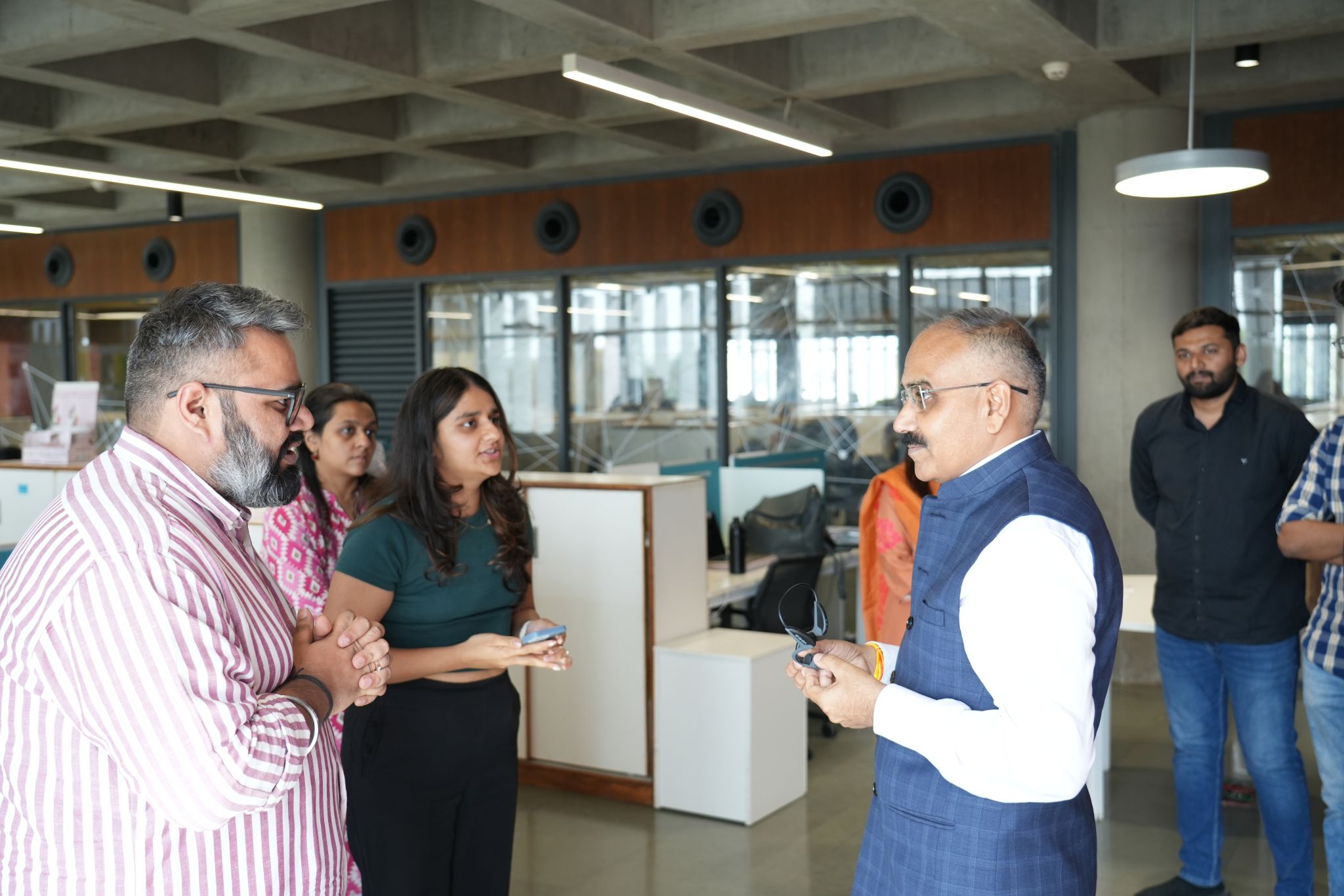 Dr. Shamsher Singh IPS visited i-Hub Gujarat