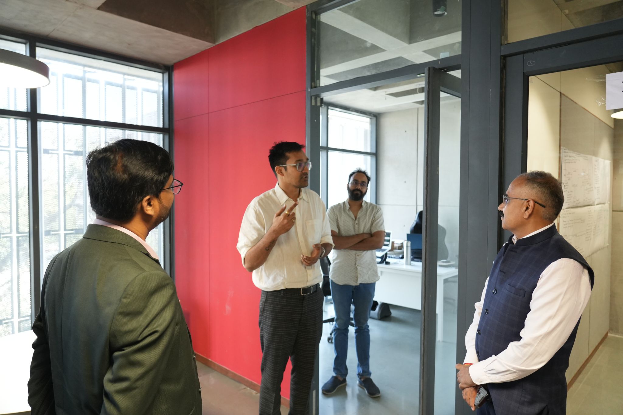 Dr. Shamsher Singh IPS visited i-Hub Gujarat