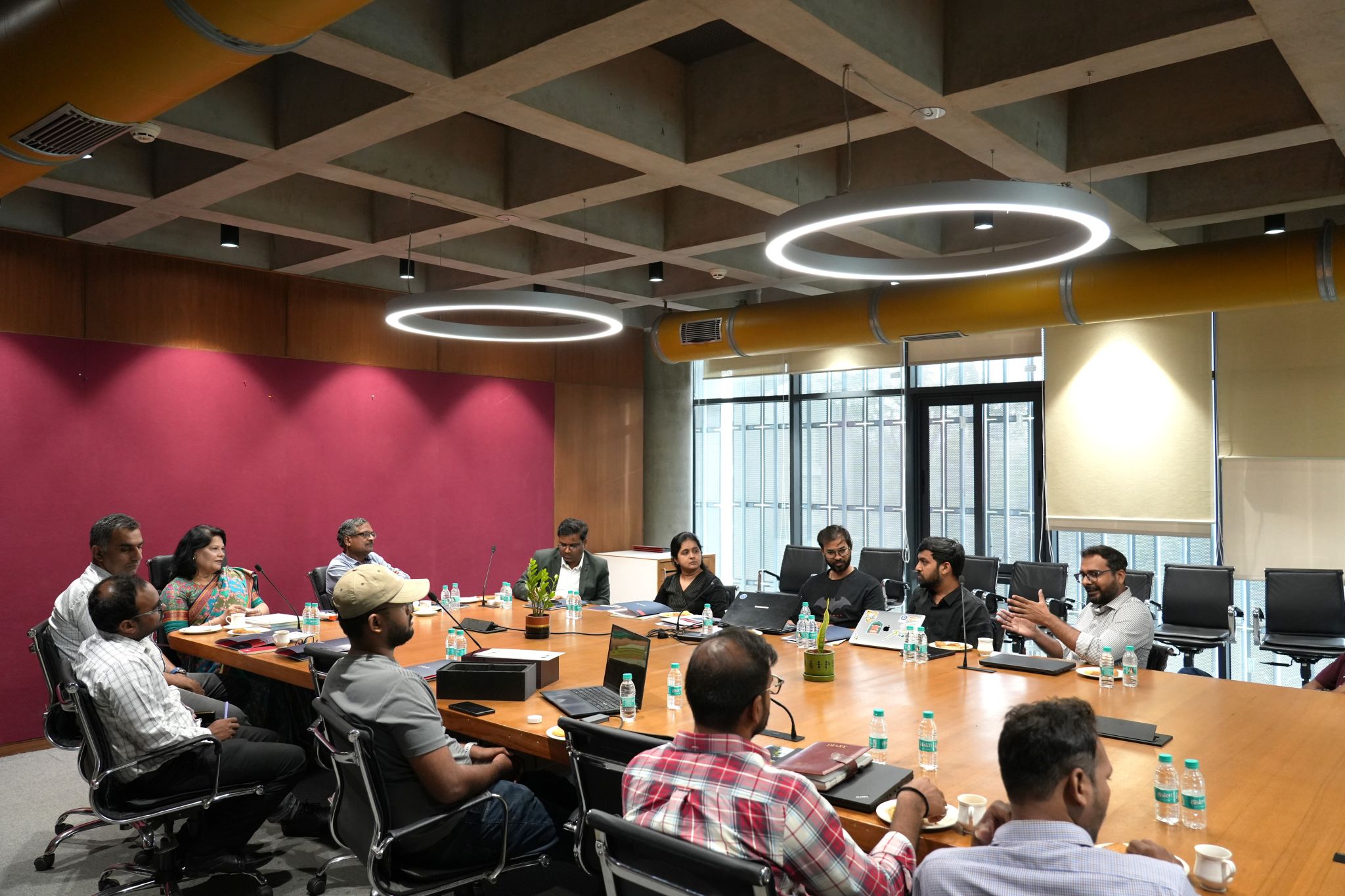 i-Hub Gujarat Hosts Leadership Visit from IIM Shillong and IIM Sambalpur Directors