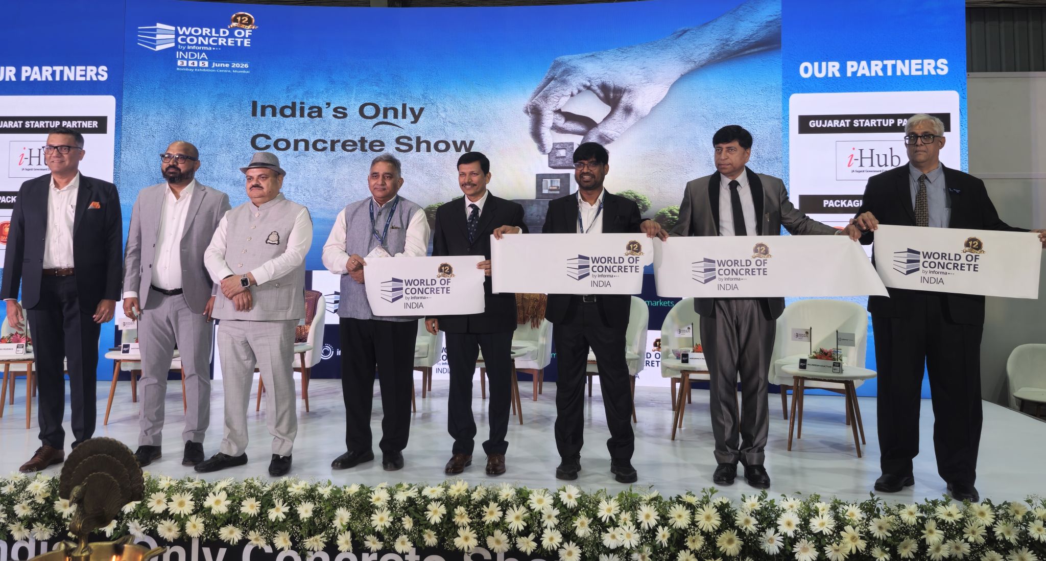 i-Hub Gujarat startups partnered as the Ecosystem Partner for the World of Concrete India 2026