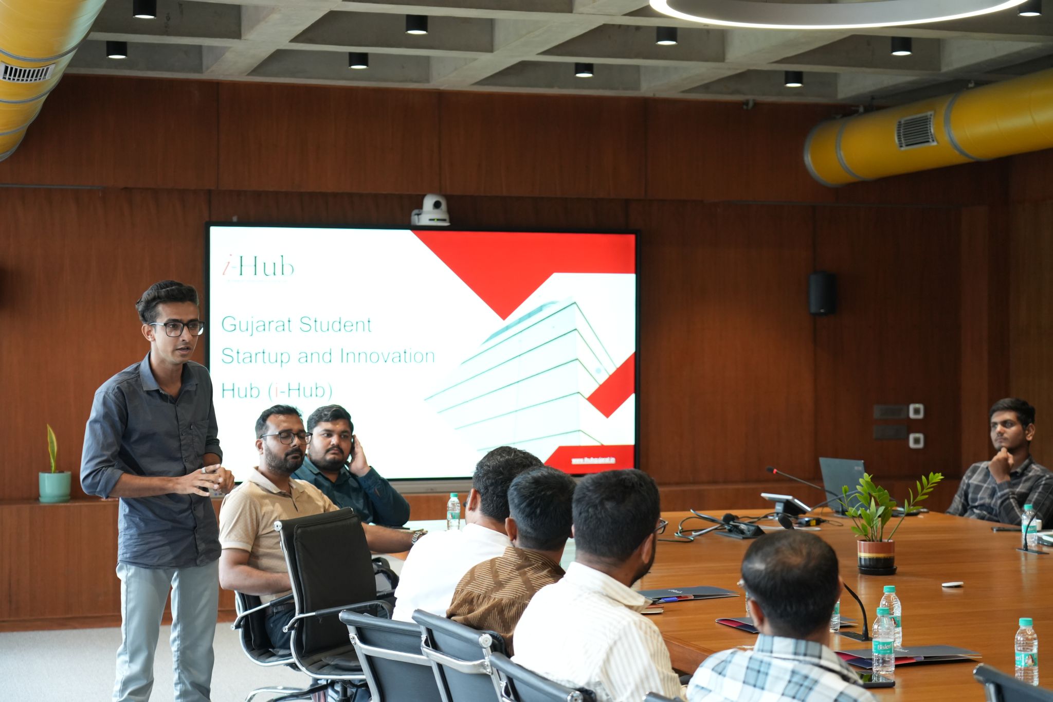 Higher & Technical Education Officials Visit i-Hub Gujarat