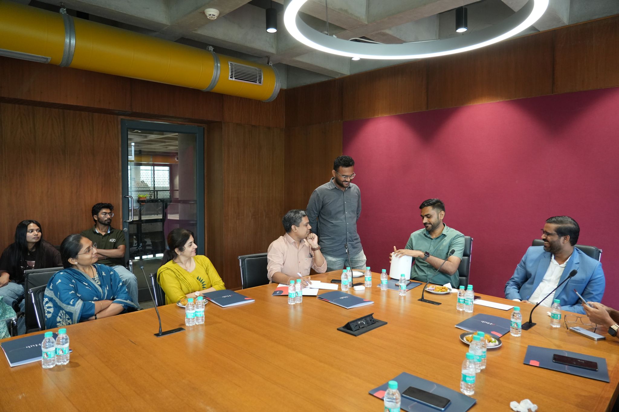 Higher & Technical Education Officials Visit i-Hub Gujarat